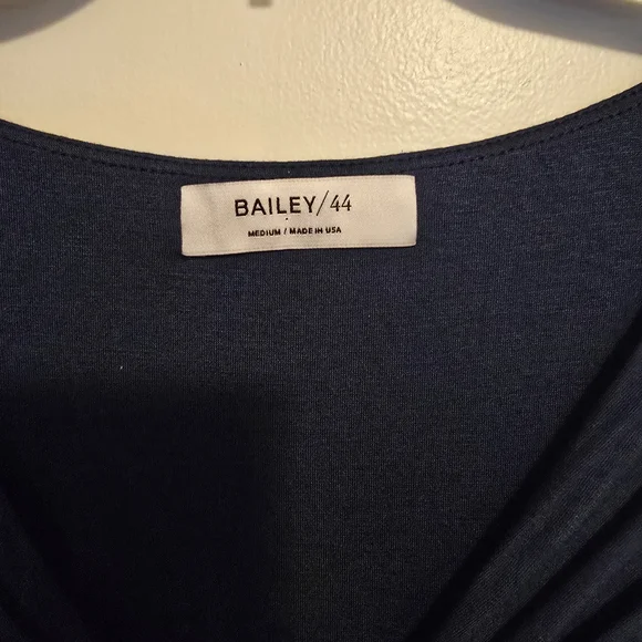 Bailey 44 Deep Blue Ruched Long Sleeve Dress - Picture 2 of 2